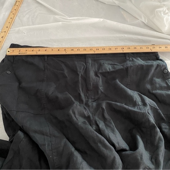 NWT Athleta Cabo Retreat Linen Pant Black size 26 - Picture 5 of 9